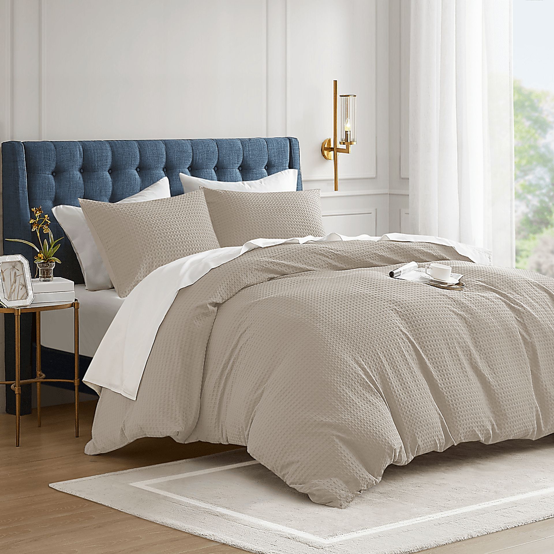 Drysdalea Beige Full/Queen 3 Pc Duvet Set - Image 2
