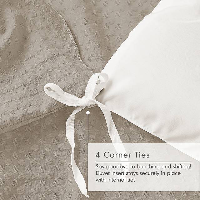 Drysdalea Beige Full/Queen 3 Pc Duvet Set - Thumbnail - Image 8