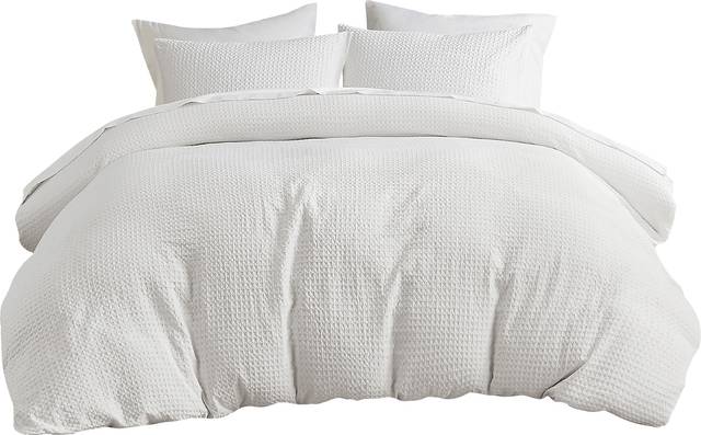 Drysdalea White Full/Queen 3 Pc Duvet Set - Thumbnail - Image 18