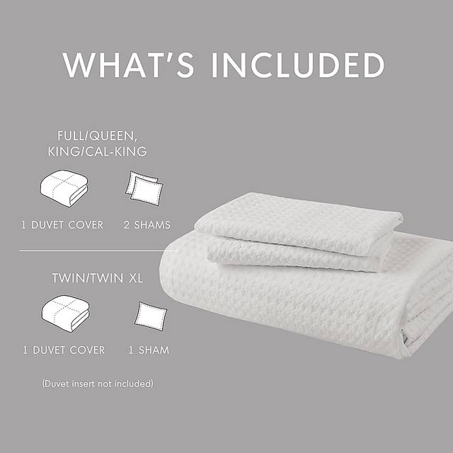 Drysdalea White Full/Queen 3 Pc Duvet Set - Thumbnail - Image 6