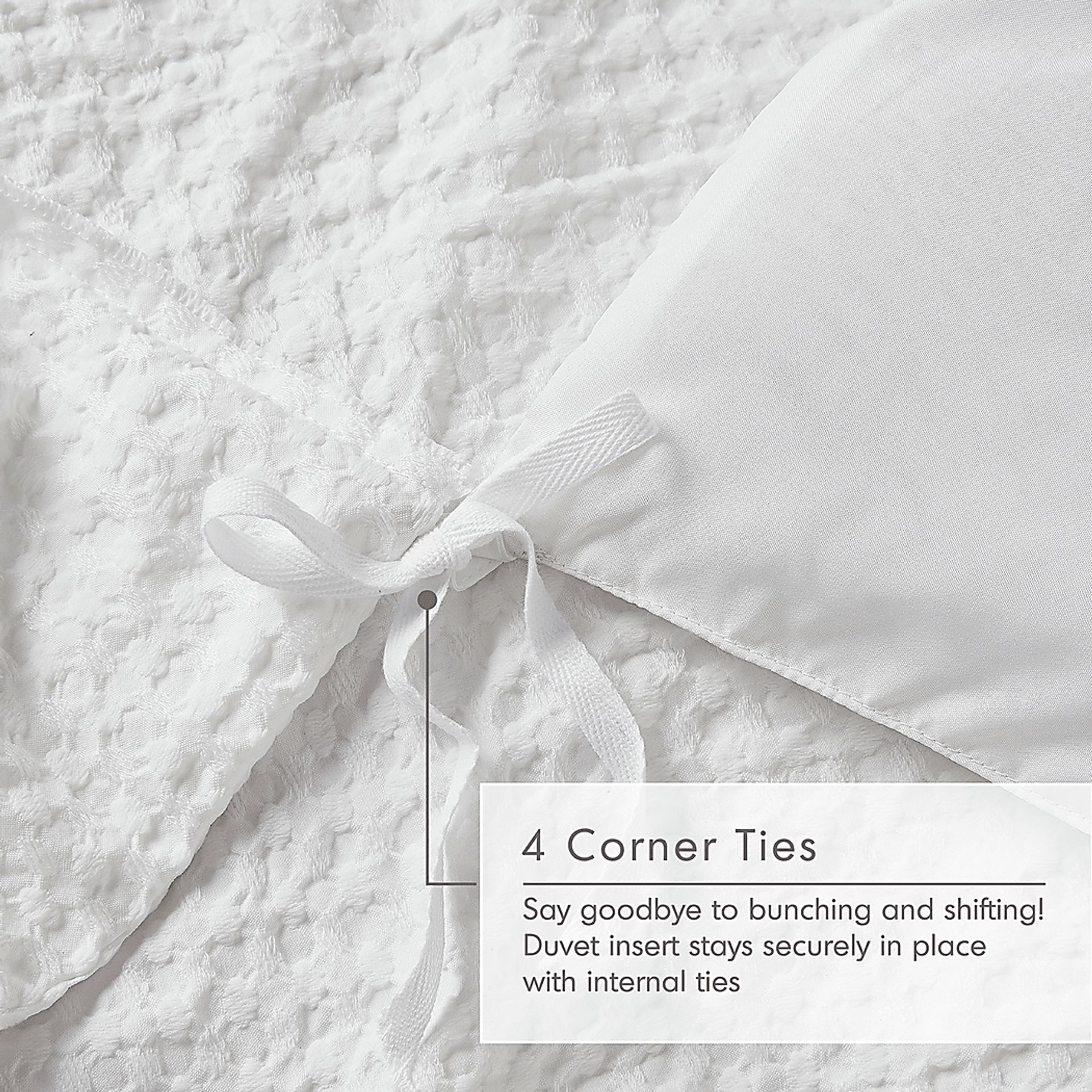 Drysdalea White Full/Queen 3 Pc Duvet Set - Image 7