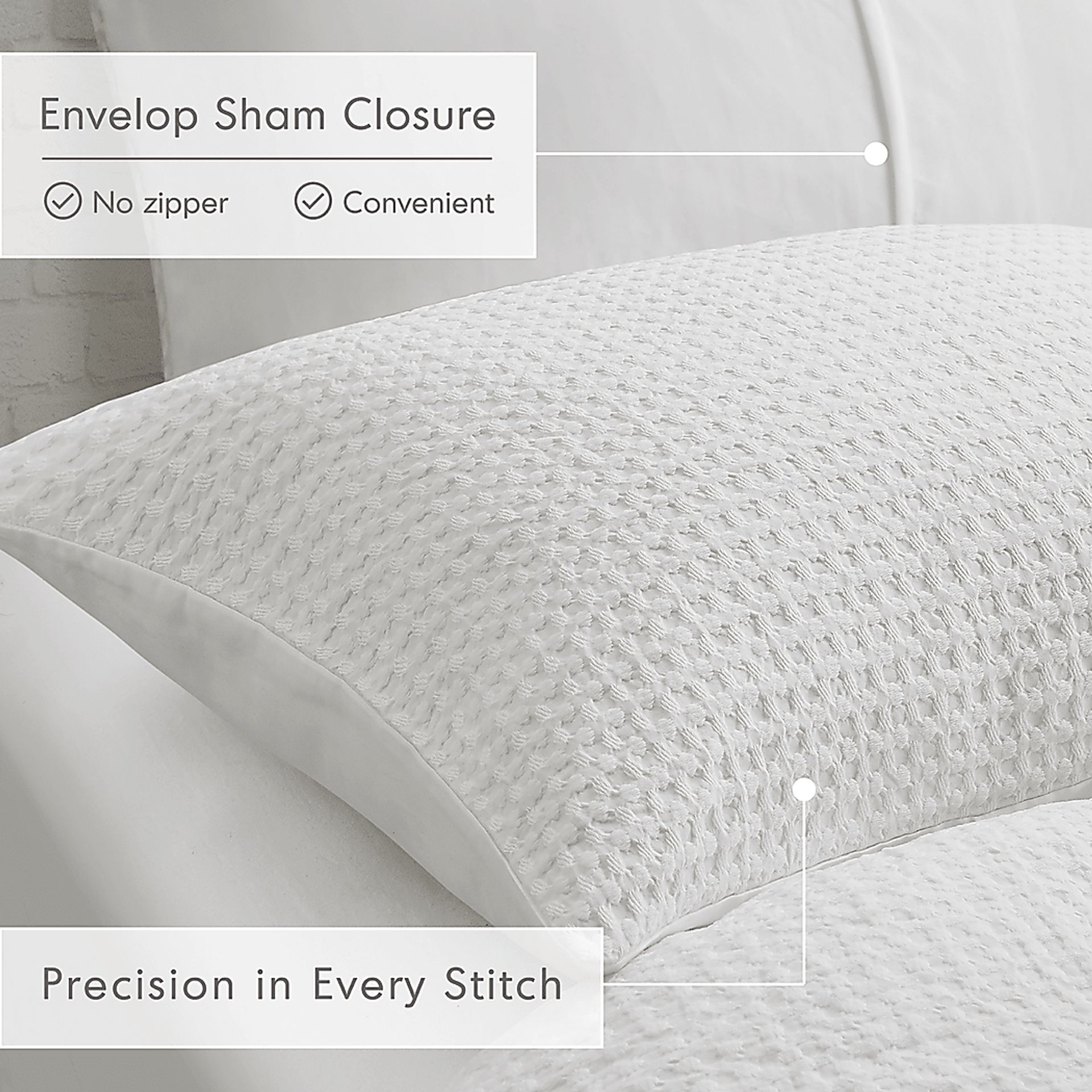Drysdalea White Full/Queen 3 Pc Duvet Set - Image 9