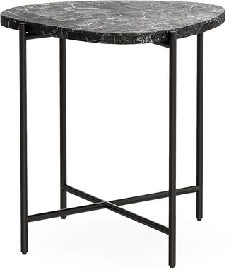 Duality Black Side Table