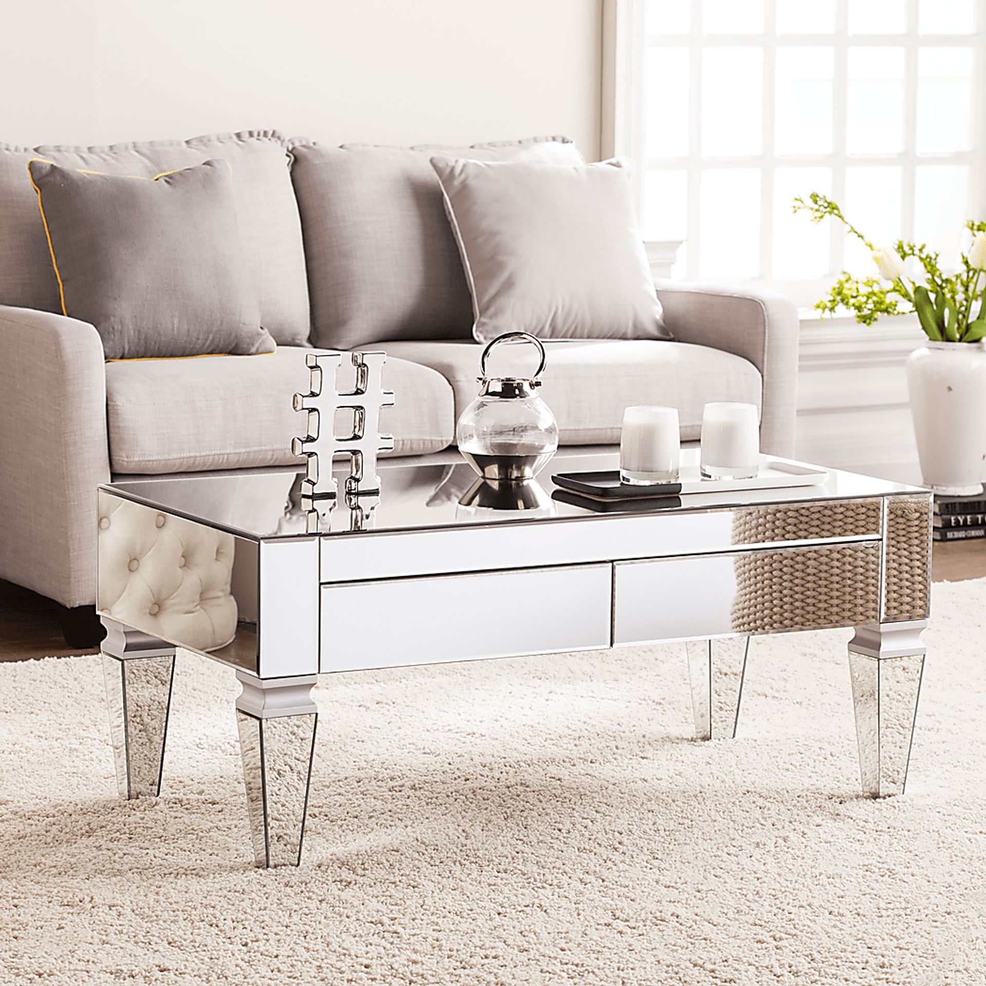 Dubay Silver Cocktail Table - Image 2