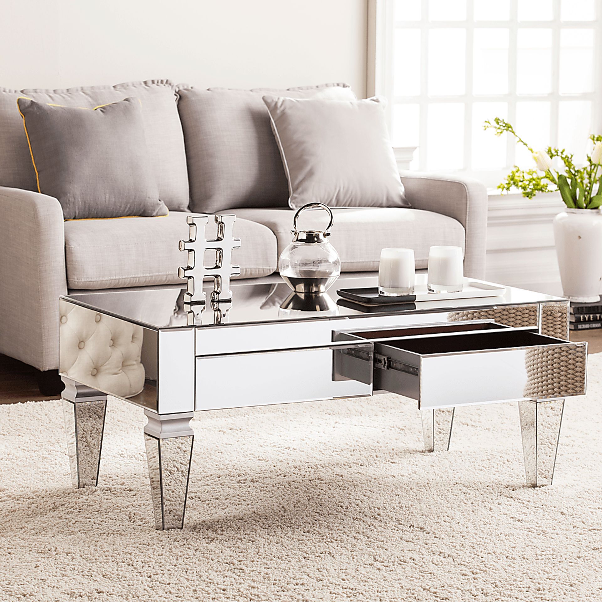 Dubay Silver Cocktail Table - Image 5