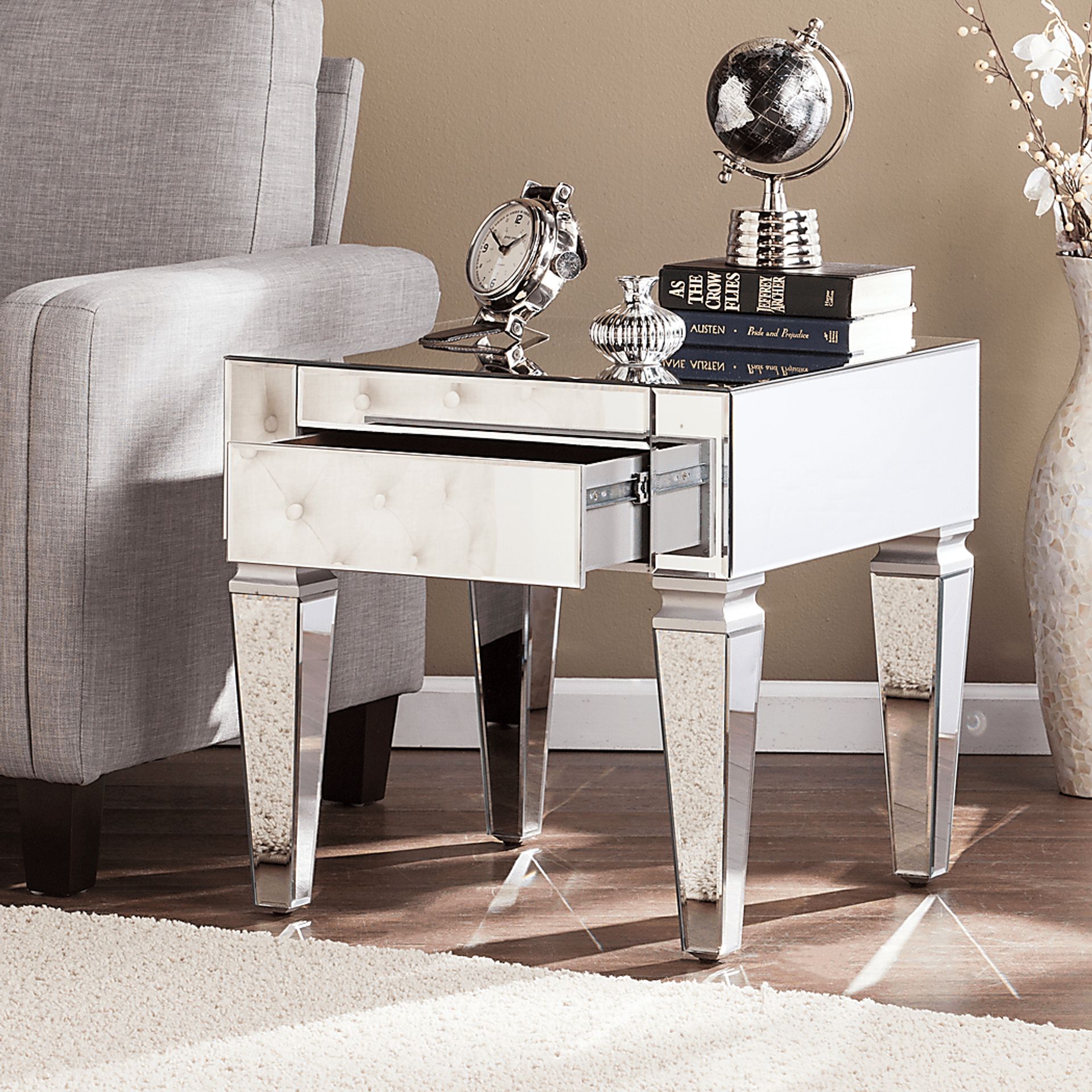 Dubay Silver End Table - Image 5