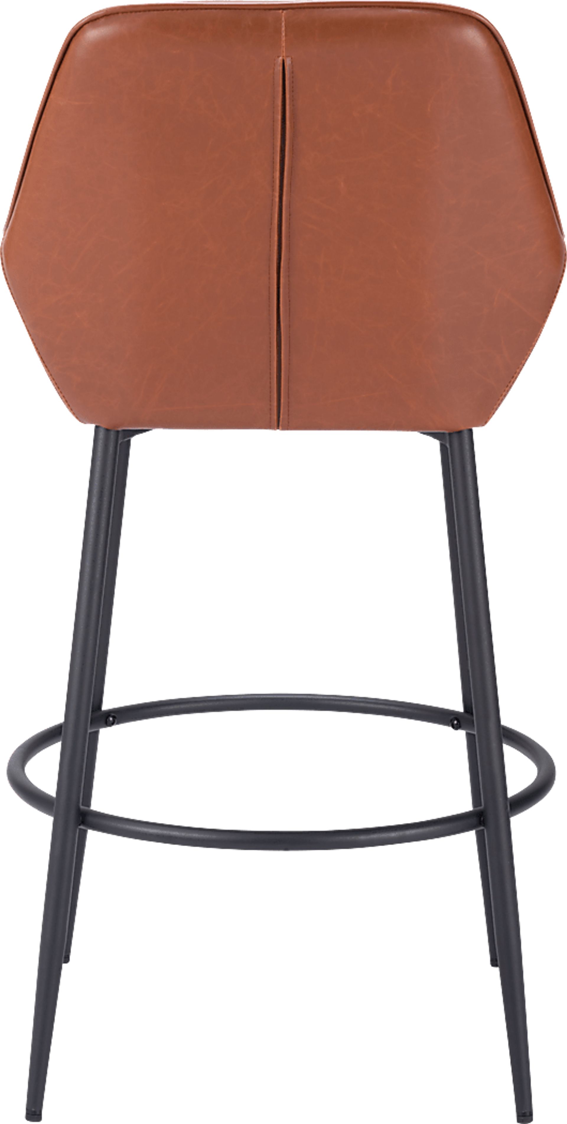 Dubellette Brown Barstool, Set of 2 - Image 5
