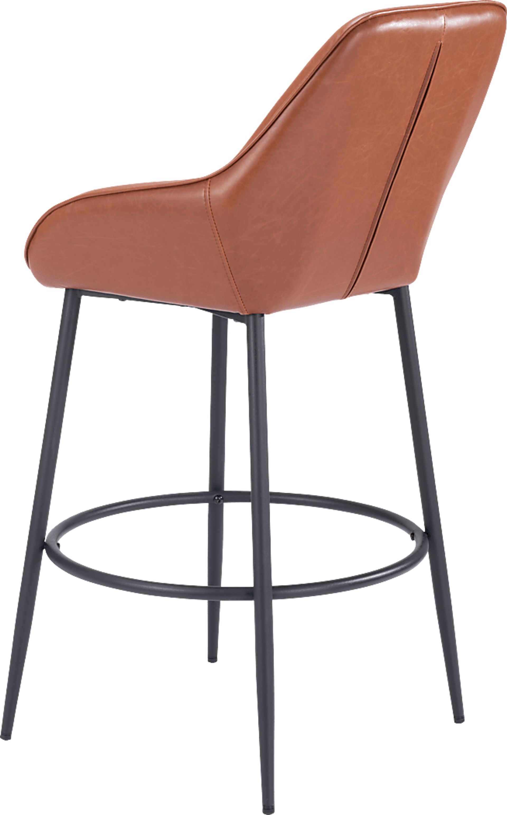 Dubellette Brown Barstool, Set of 2 - Image 6