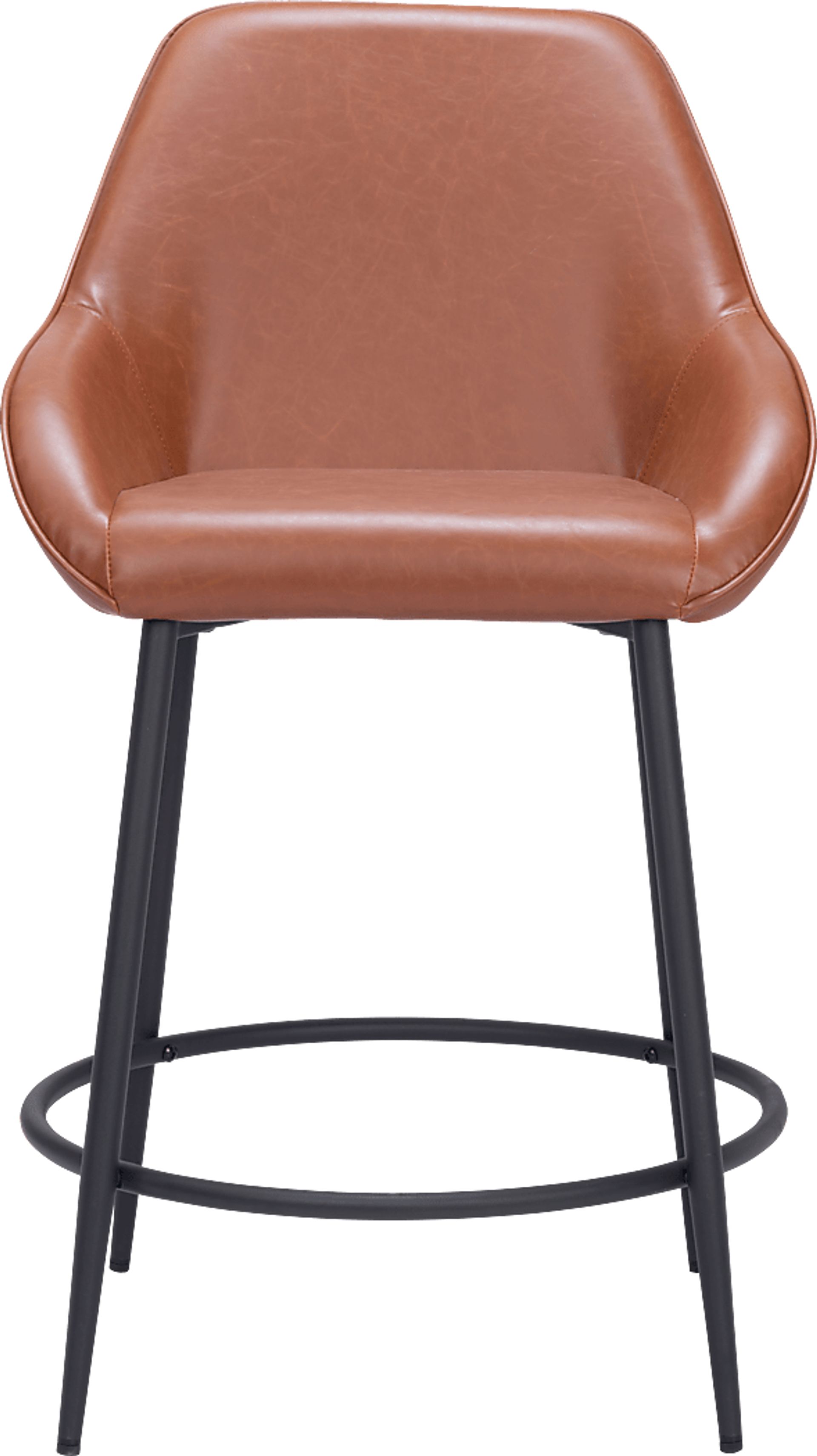 Dubellette Brown Counter Height Stool, Set of 2 - Image 4
