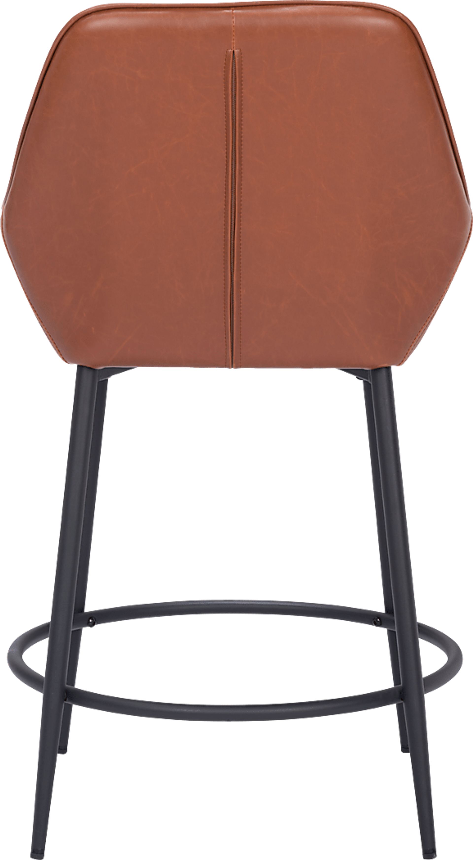 Dubellette Brown Counter Height Stool, Set of 2 - Image 5