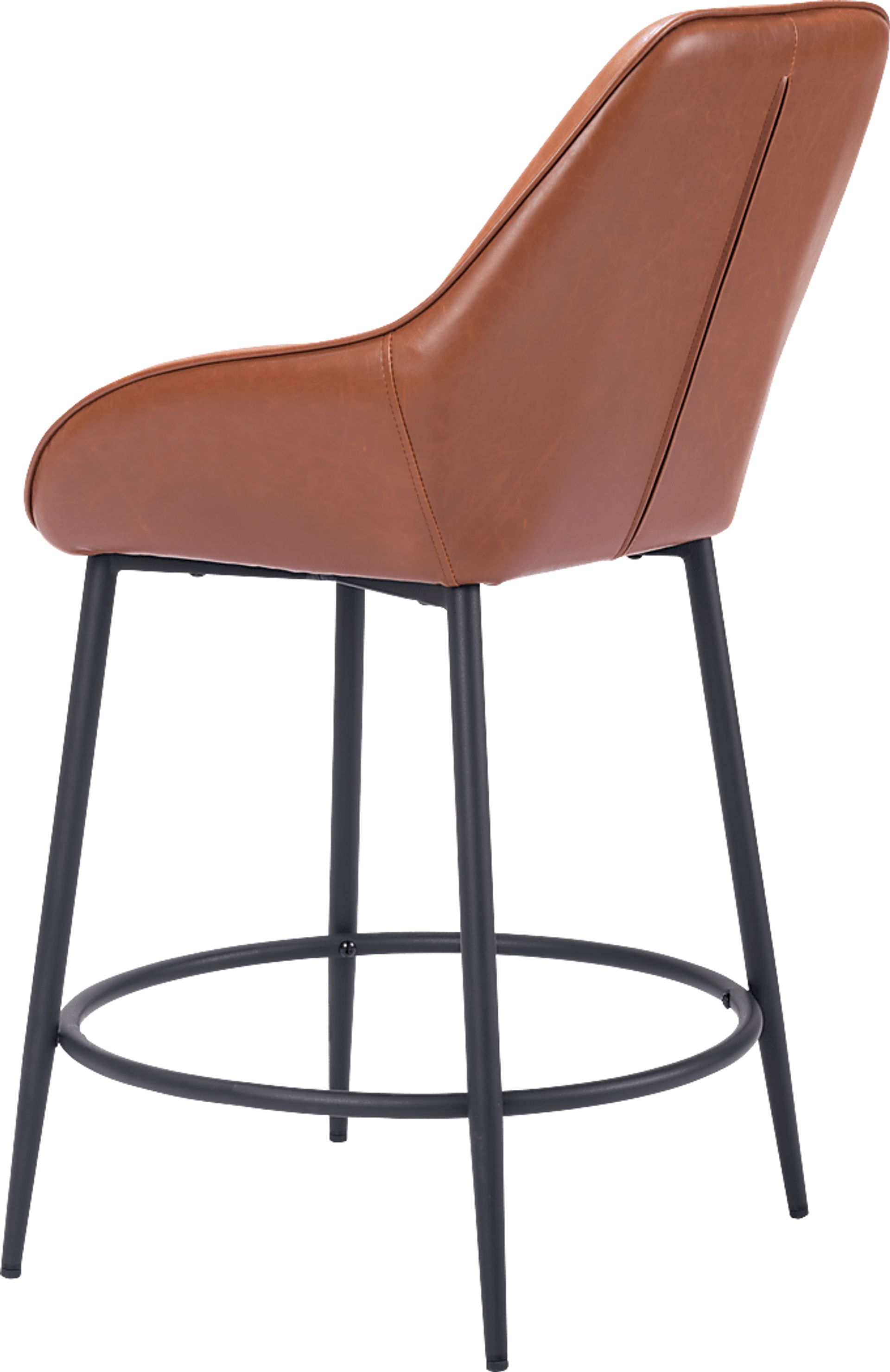 Dubellette Brown Counter Height Stool, Set of 2 - Image 6