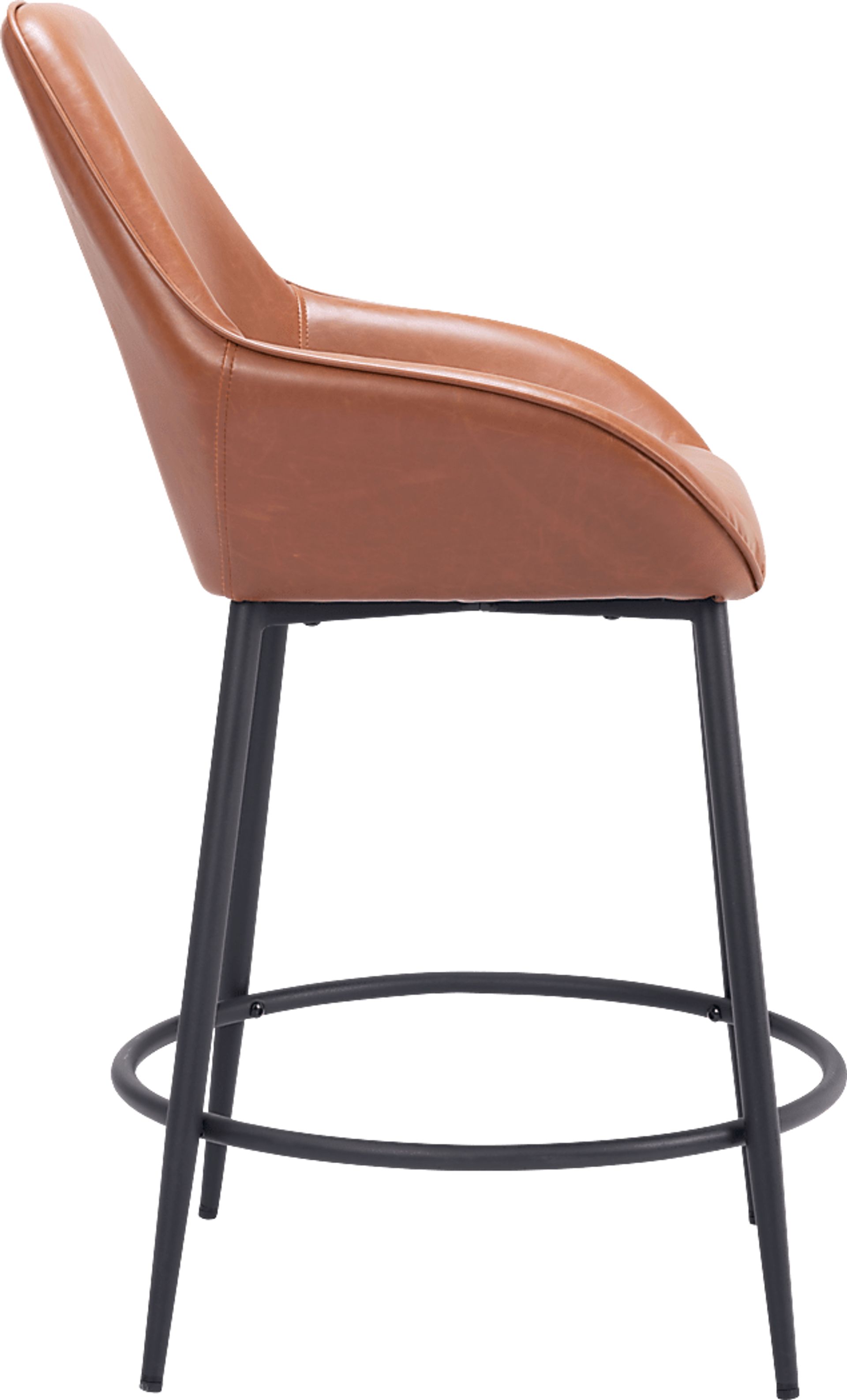 Dubellette Brown Counter Height Stool, Set of 2 - Image 7