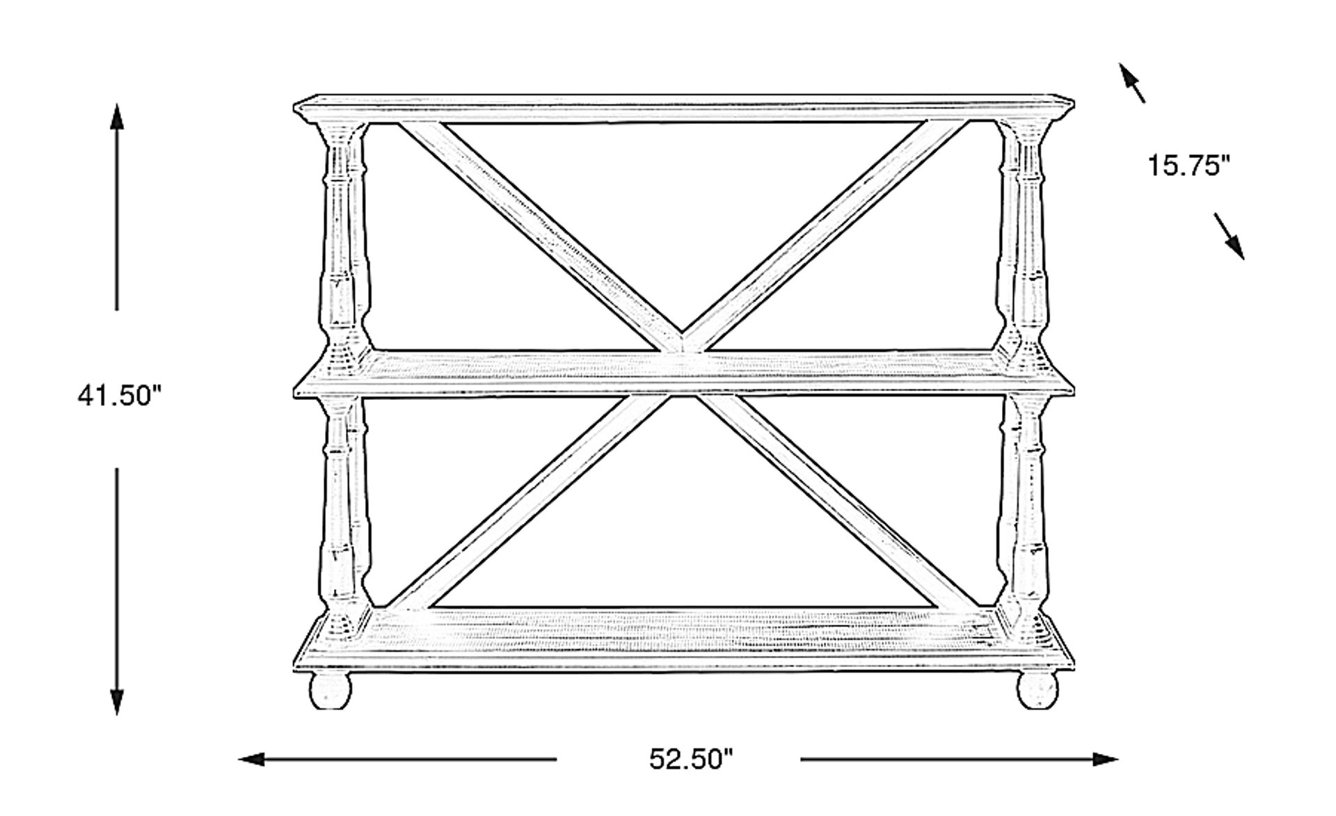 Dimension Image. Please refer to the Dimension Tab on this page for dimension details.