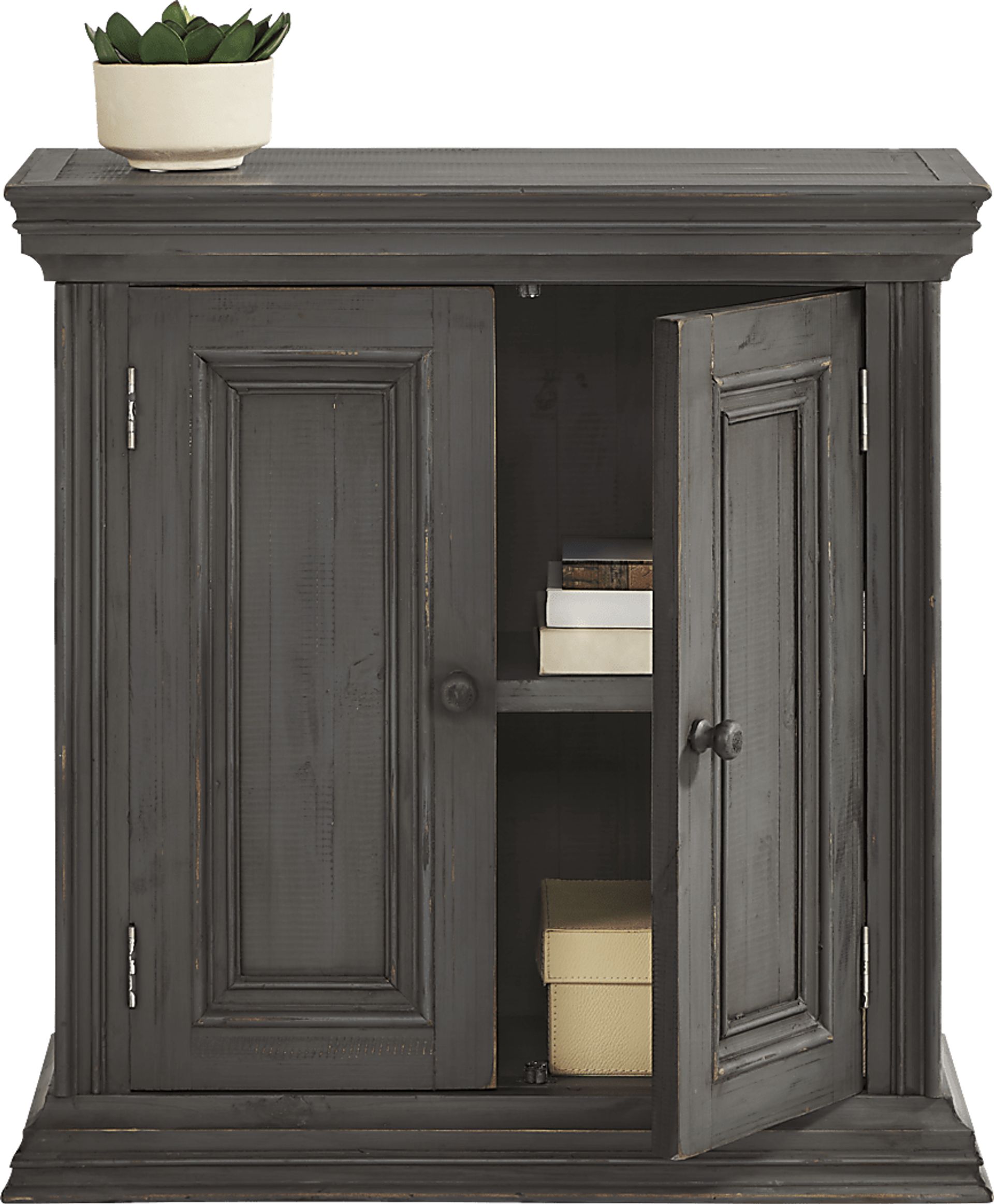 Ducard Charcoal Accent Console - Image 2