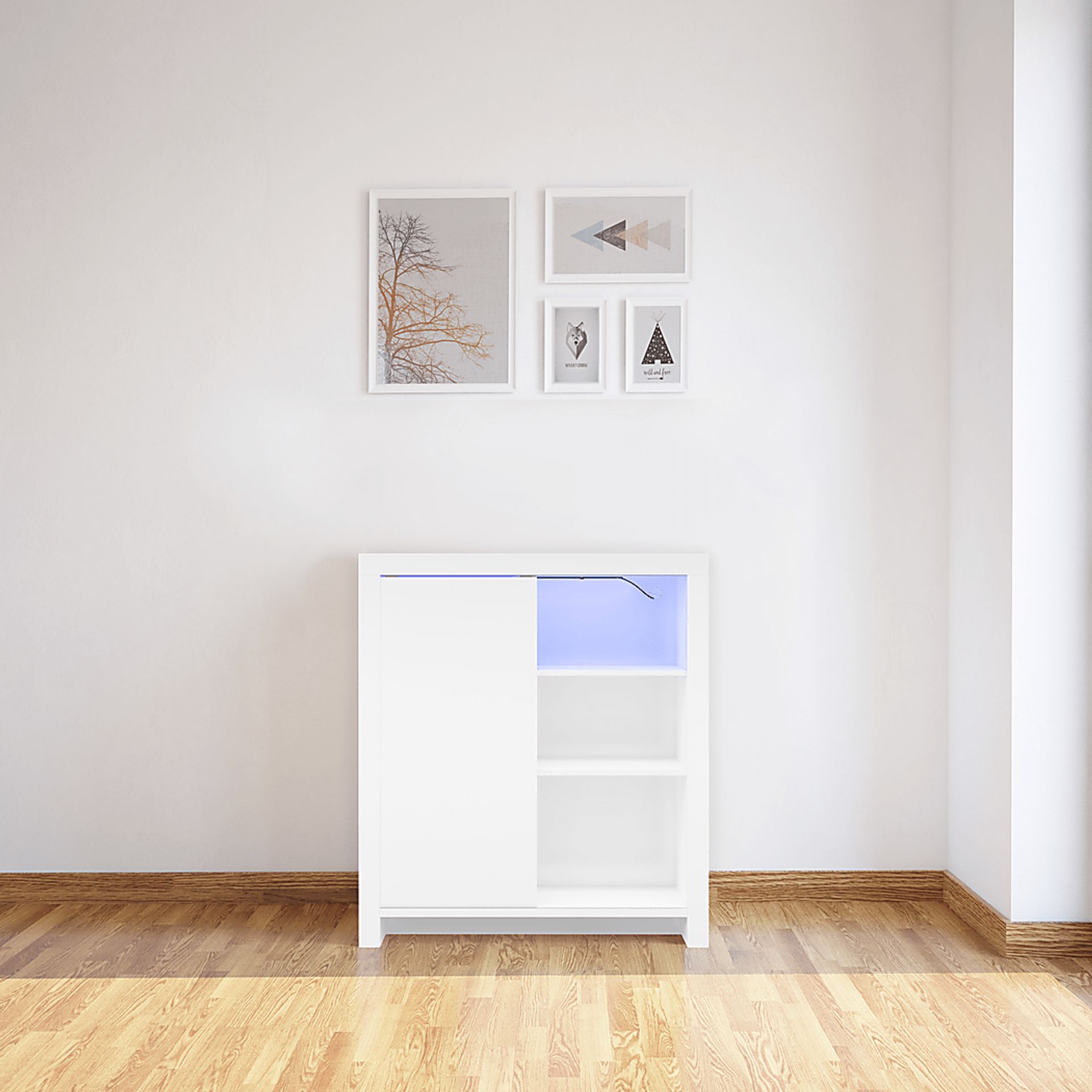Ducatel White Accent Cabinet - Image 5