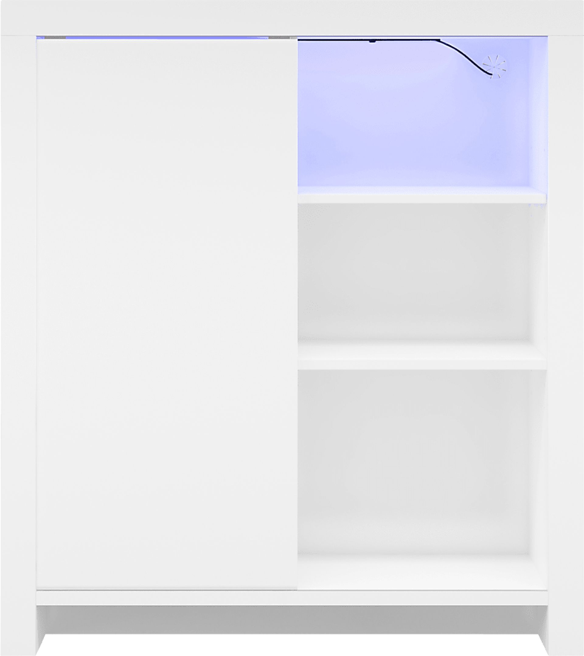 Ducatel White Accent Cabinet - Image 1