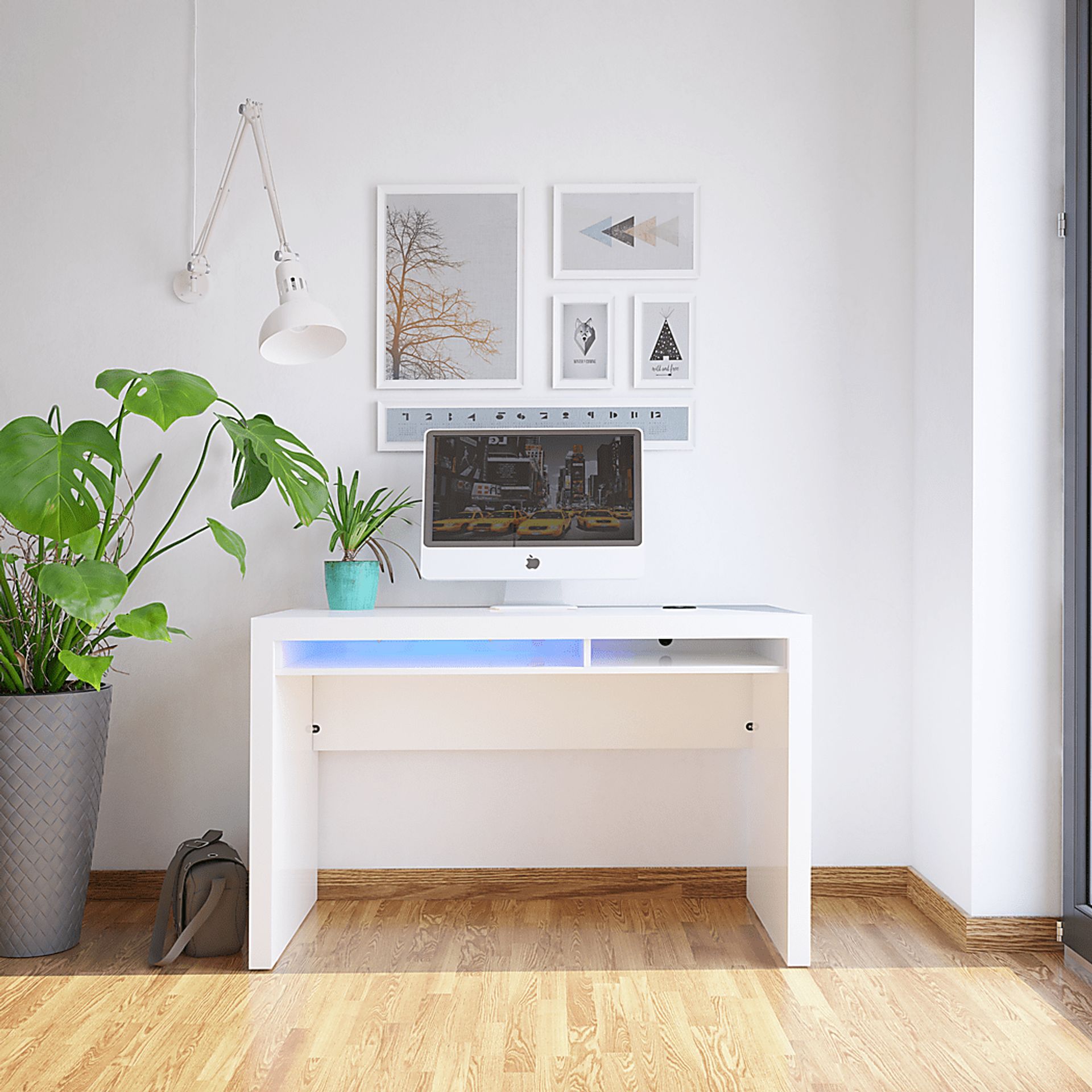 Ducatel White Desk - Image 2