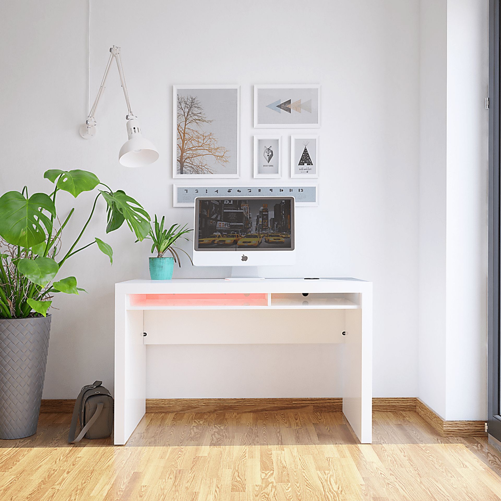 Ducatel White Desk - Image 3