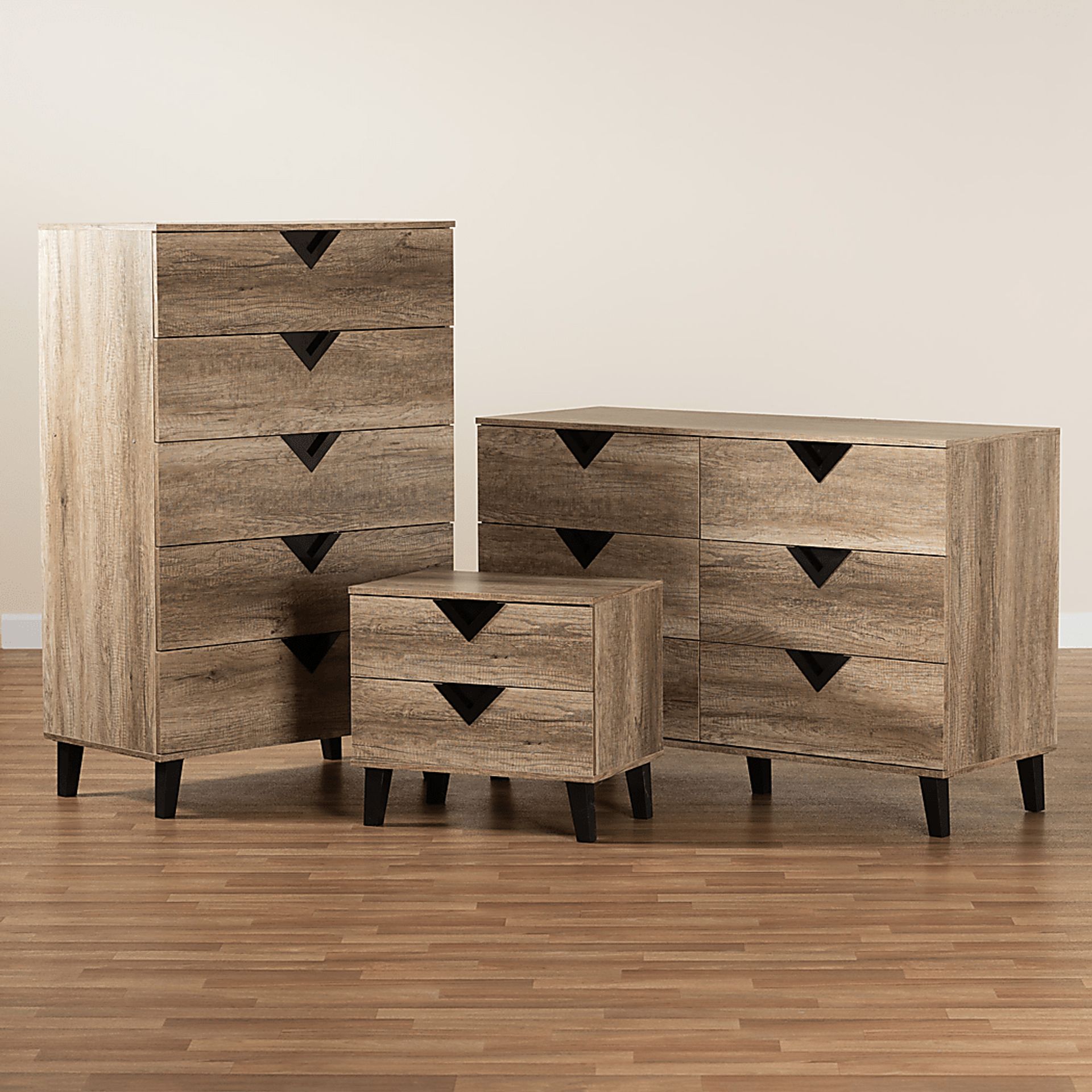 Ducharme Brown 3pc Dresser Set - Image 2