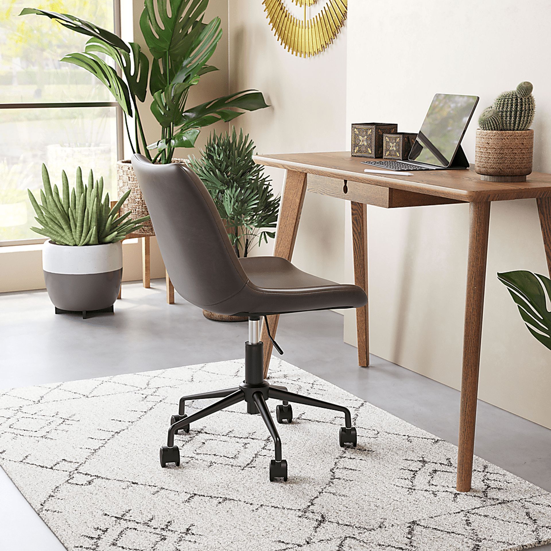Duckney Brown Office Chair - Image 7