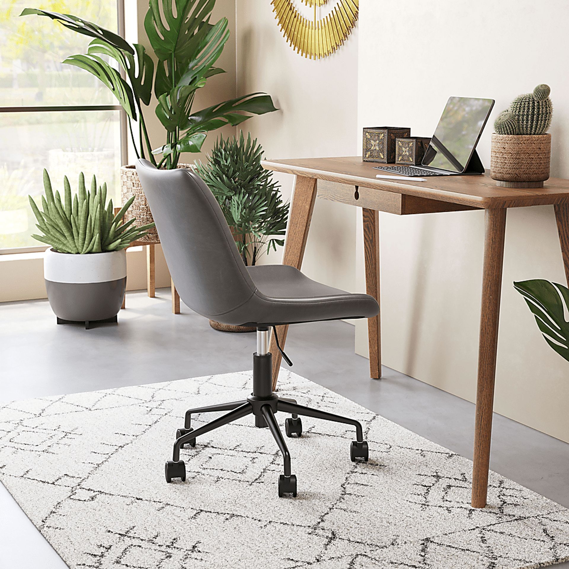 Duckney Gray Office Chair - Image 7