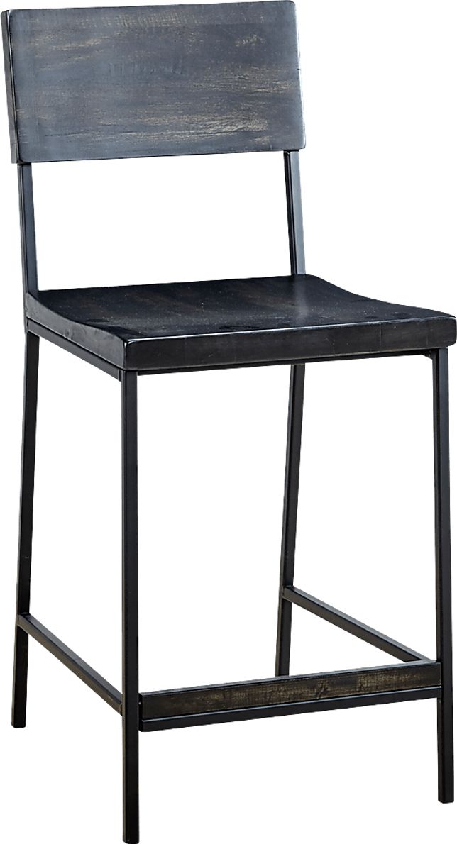 Duffield Black Counter Height Stool