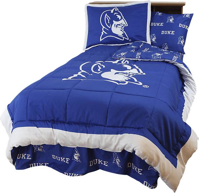 Duke University Blue 3 Pc Full Bed Set - Thumbnail - Image 1