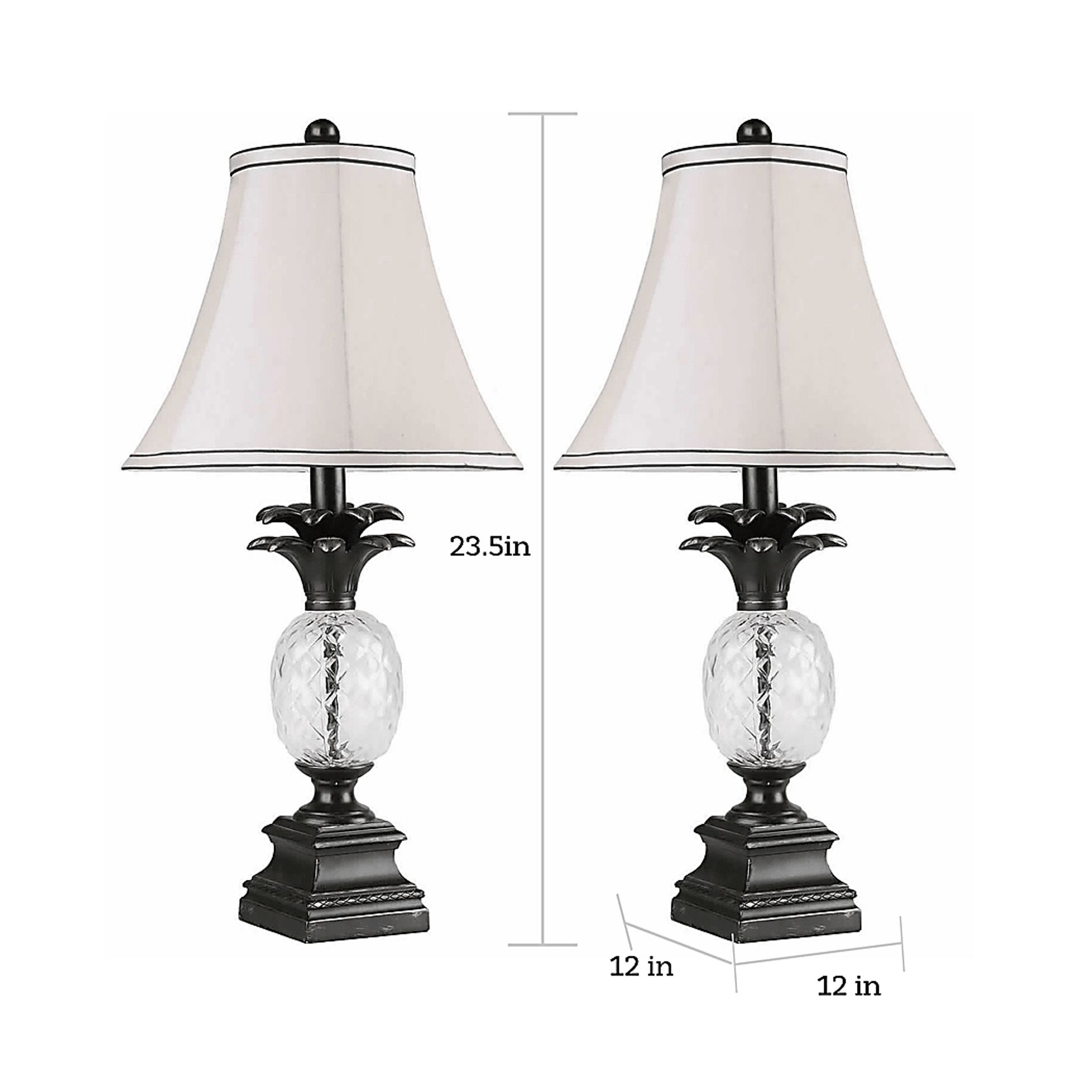 Dulciana Bronze Lamp, Set of 2 - Image 4