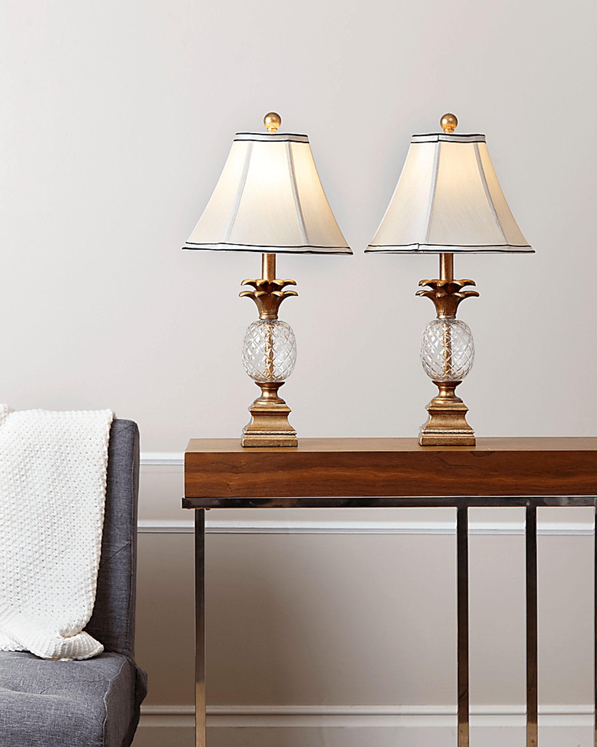 Dulciana Gold Lamp, Set of 2 - Image 3