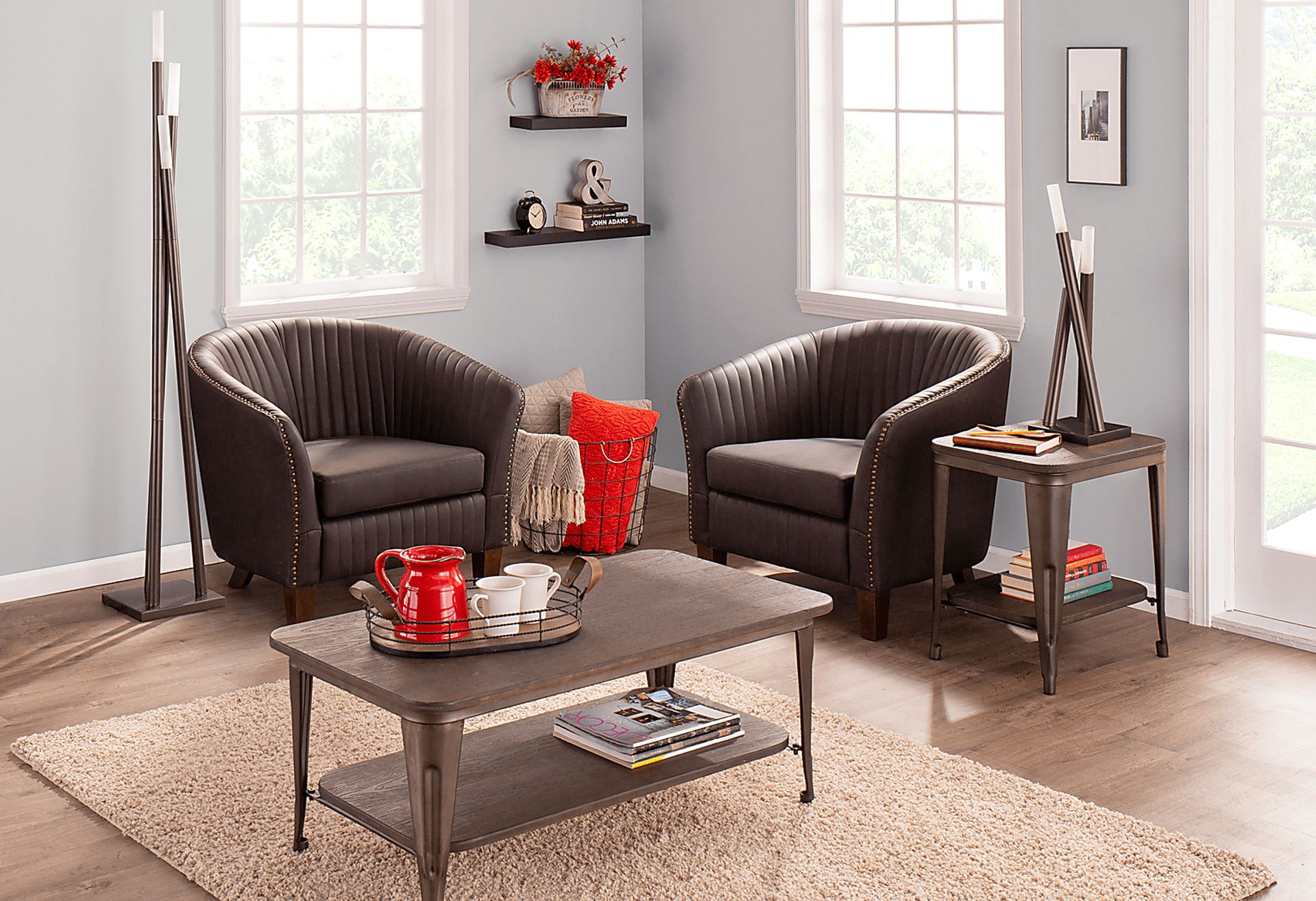 Dulcito Gray Floor Lamp - Image 4