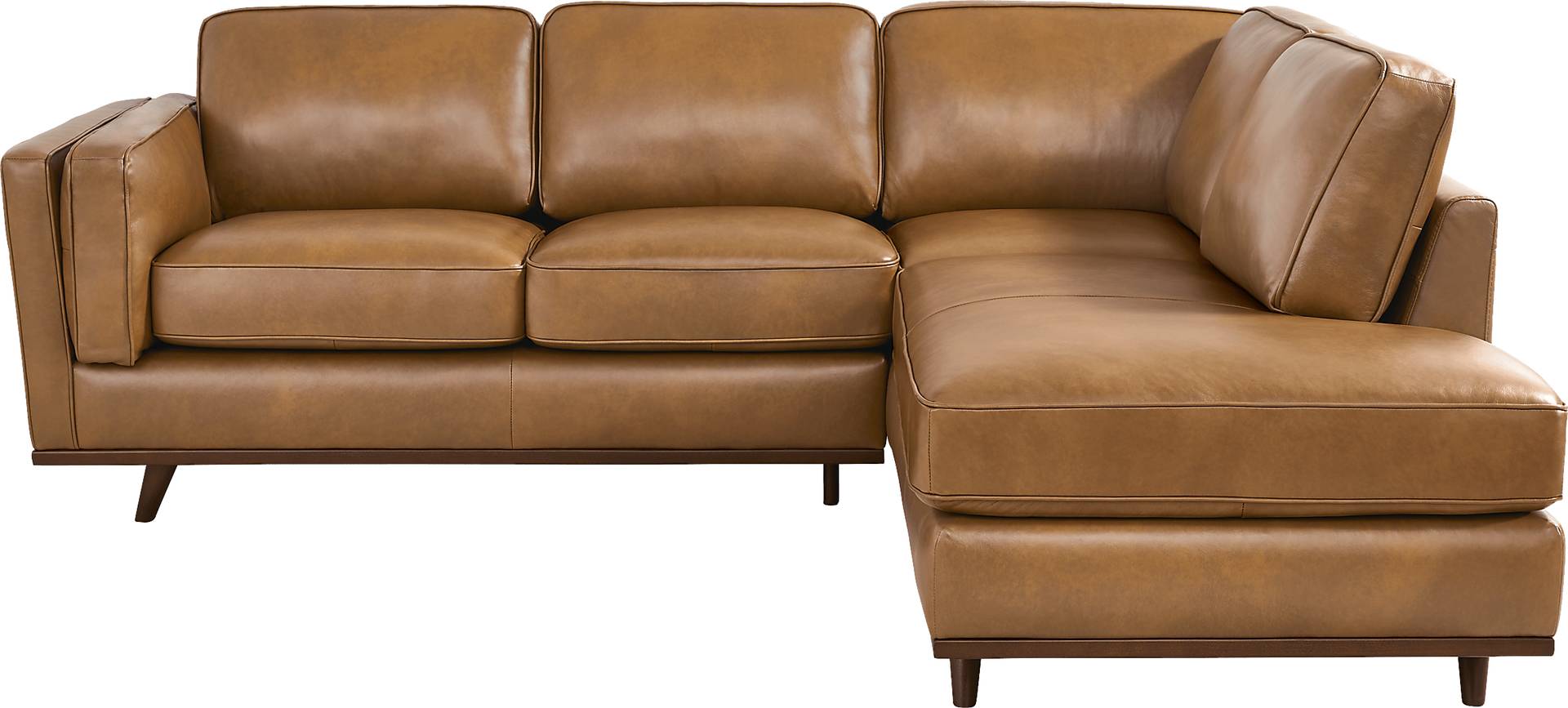 2 pc right arm chaise sectional