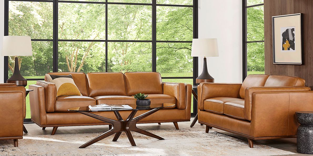 Rooms to store go leather sofa