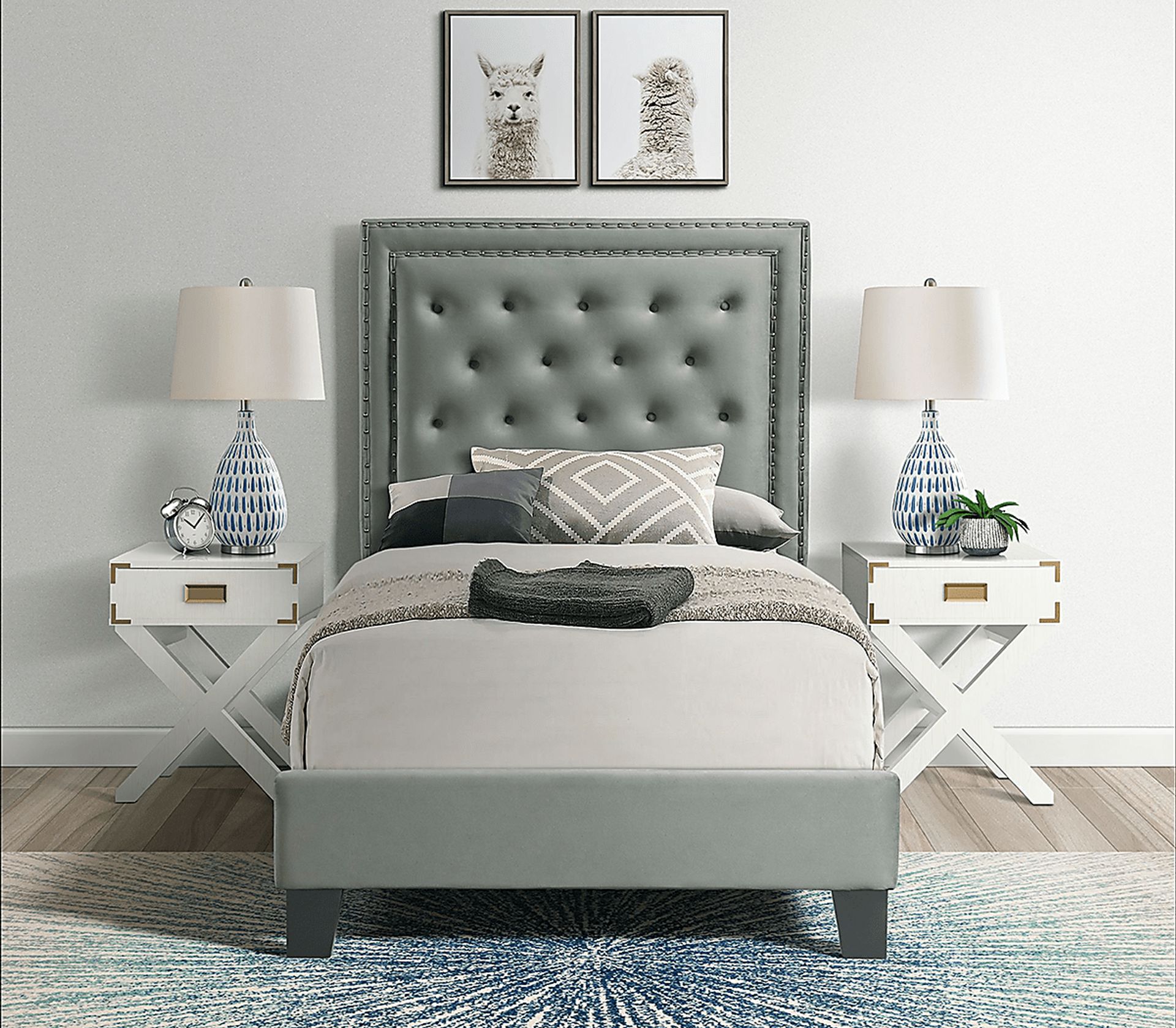 Dulverton Gray Twin Bed - Image 4