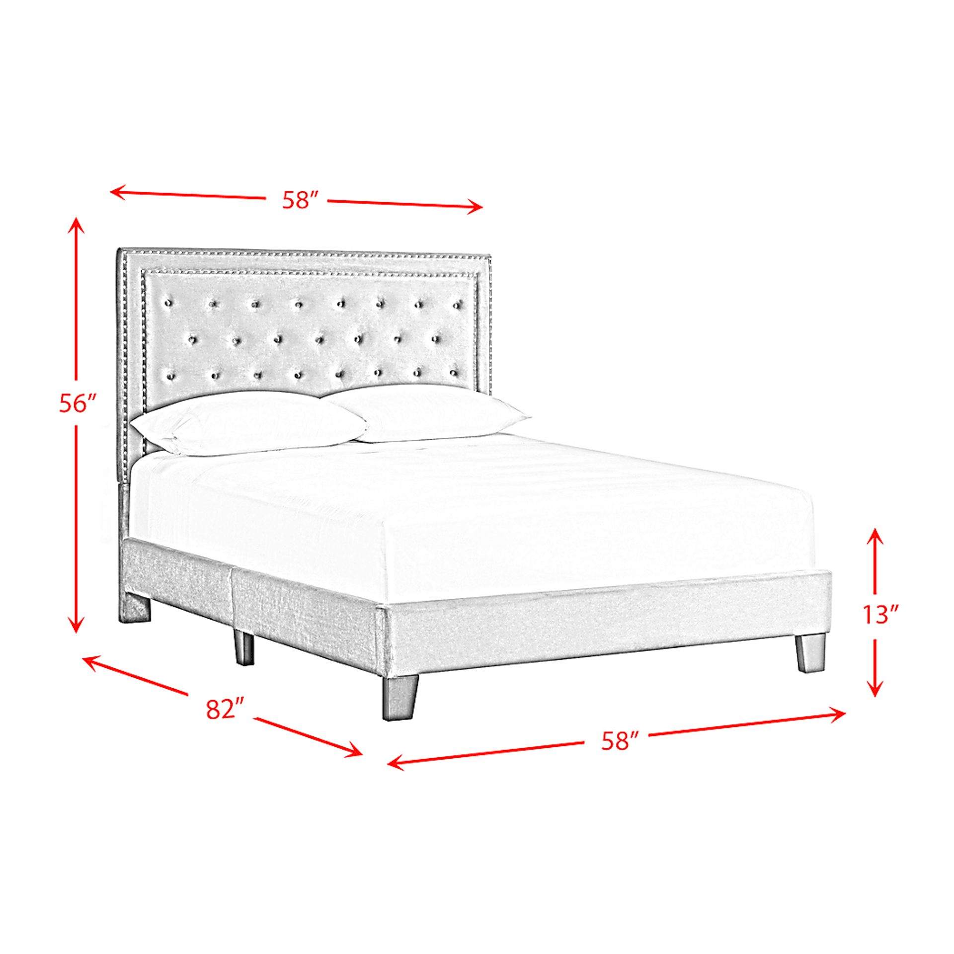 Dulverton Navy Full Bed - Image 8