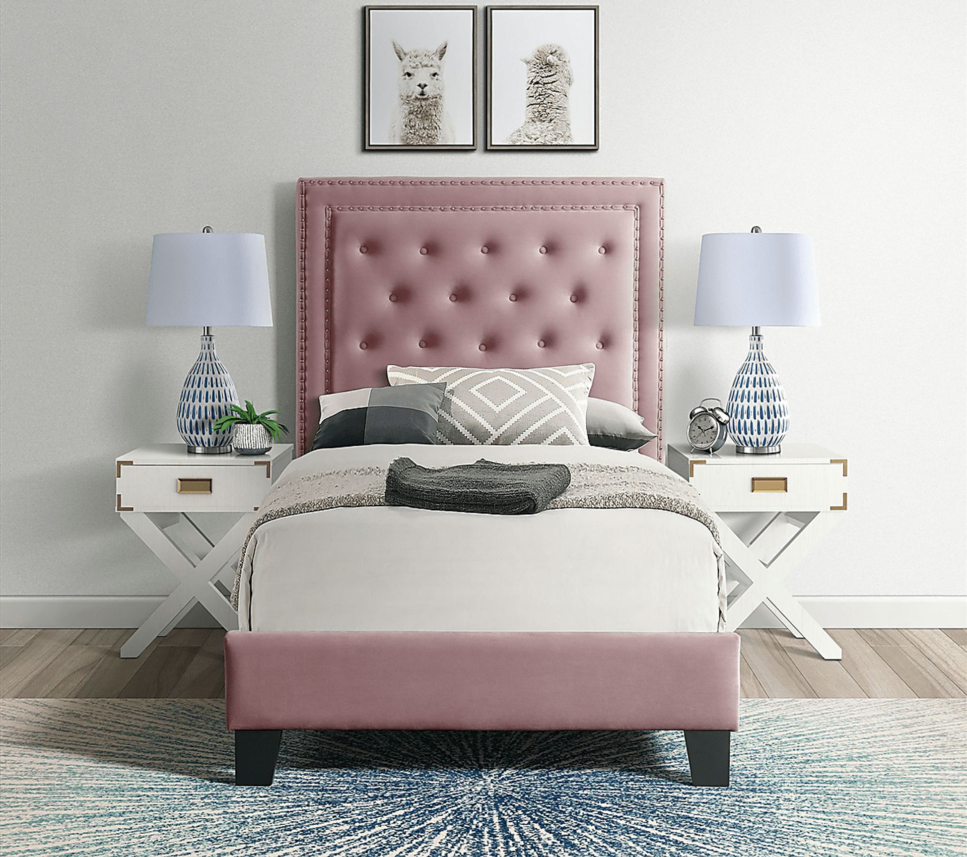 Dulverton Pink Twin Bed - Image 4