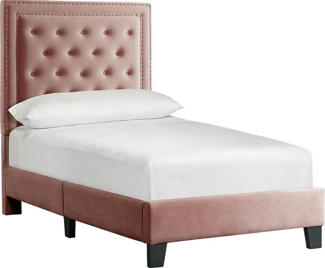 Dulverton Pink Twin Bed - Thumbnail - Image 1