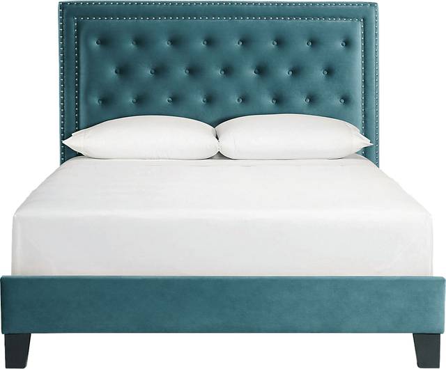 Dulverton Teal Queen Bed - Thumbnail - Image 2