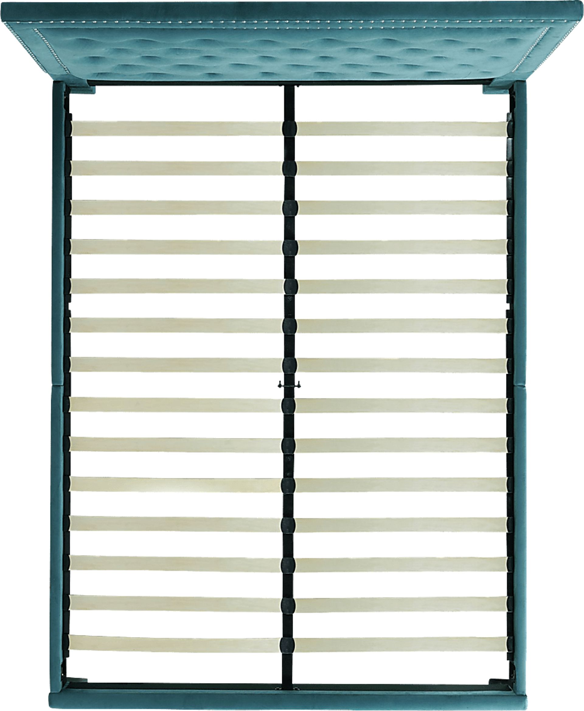 Dulverton Teal Queen Bed - Image 4