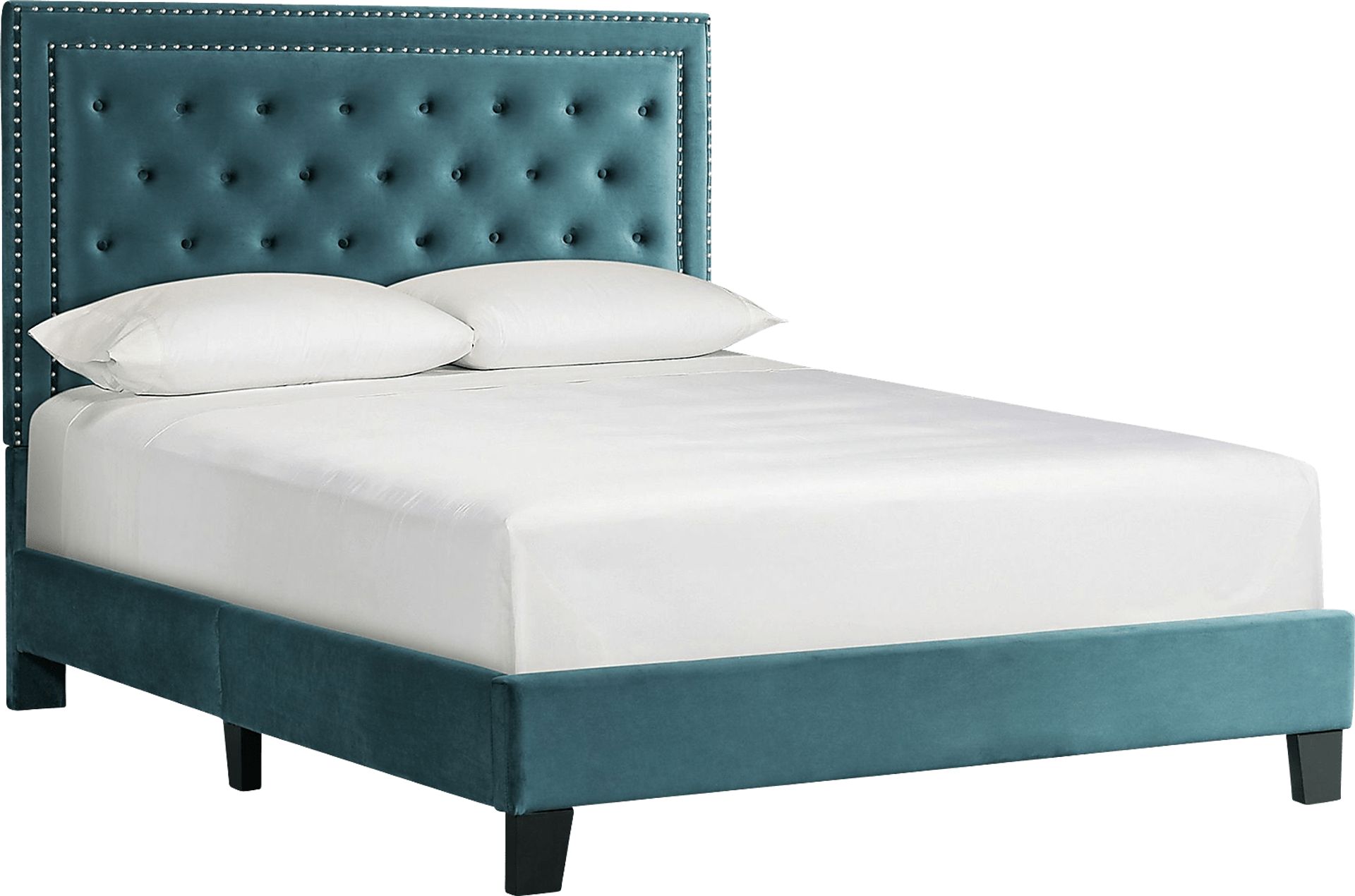 Dulverton Teal Queen Bed - Image 1