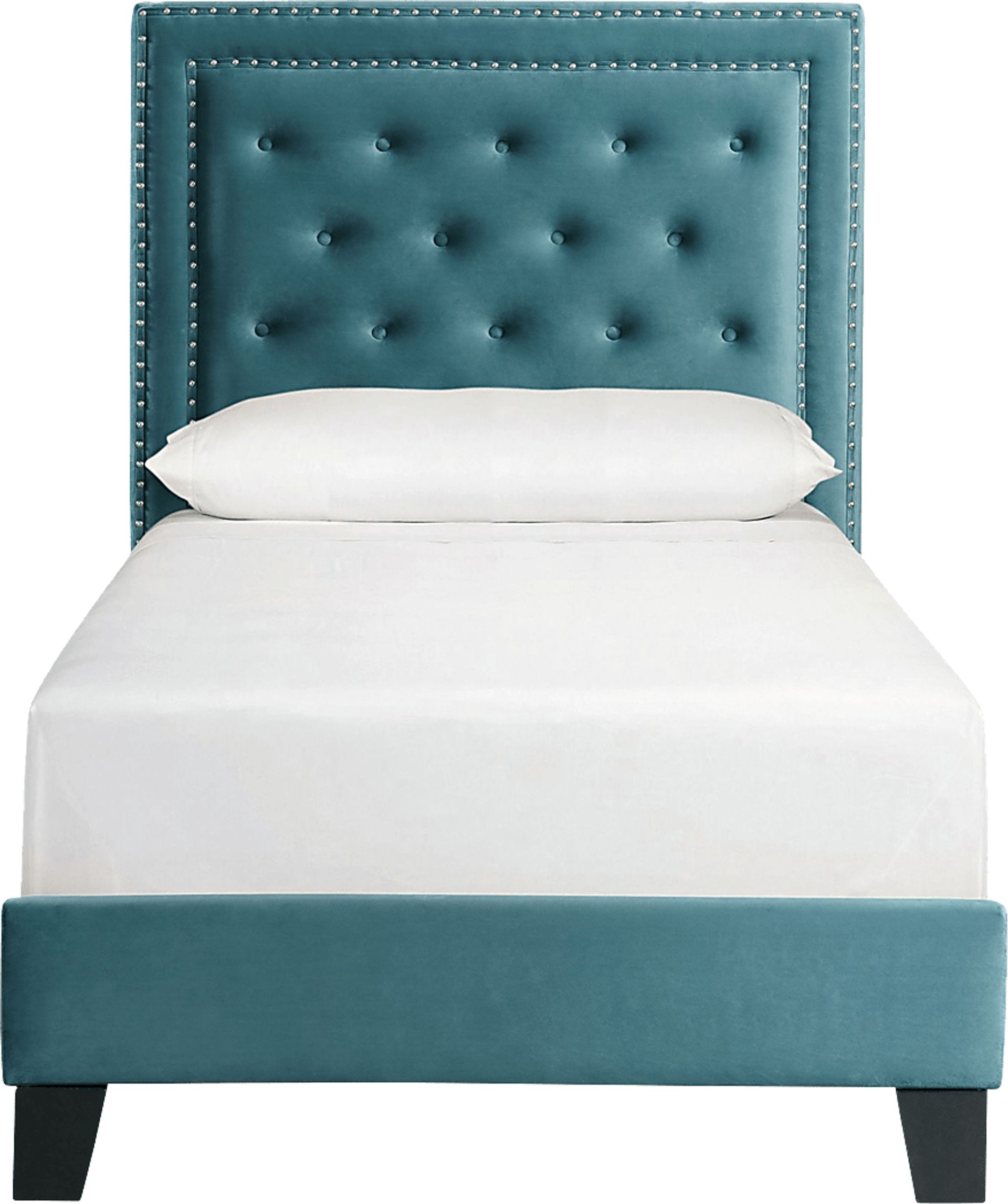 Dulverton Teal Twin Bed - Image 2