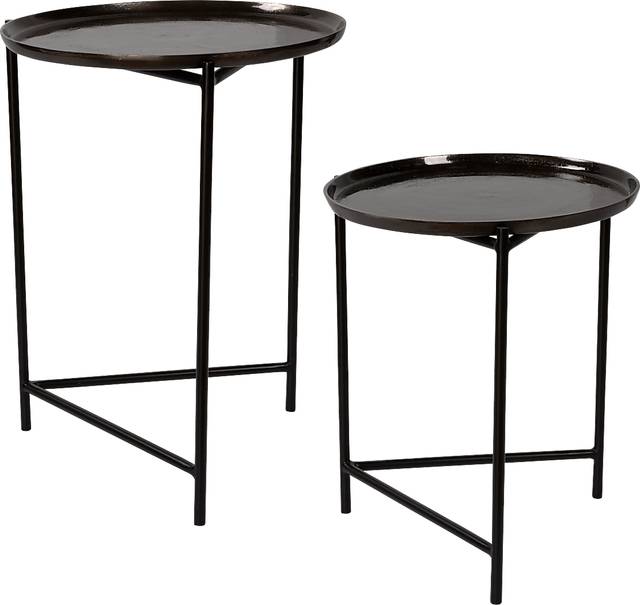 Dumbarton Black Nesting Tables, Set of 2 - Thumbnail - Image 1