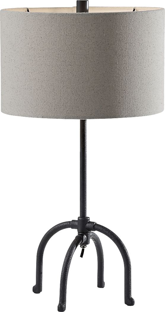 Dumfries Drive Black Lamp