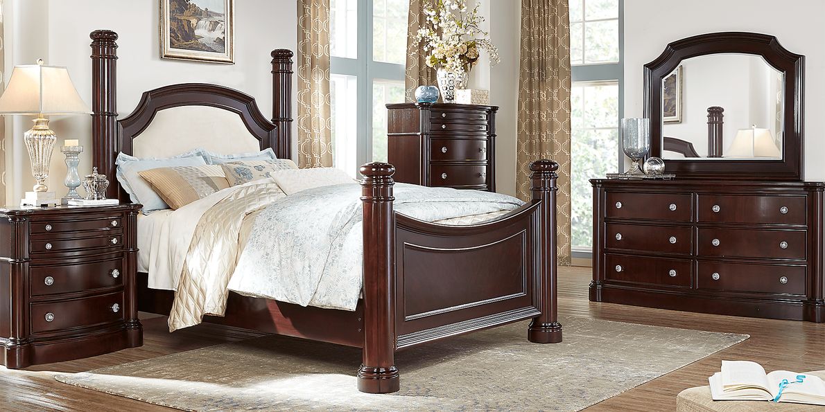 Rooms To Go Black King Poster Bedroom Set for Sale in Orlando