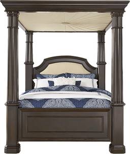 5 pc queen canopy bed