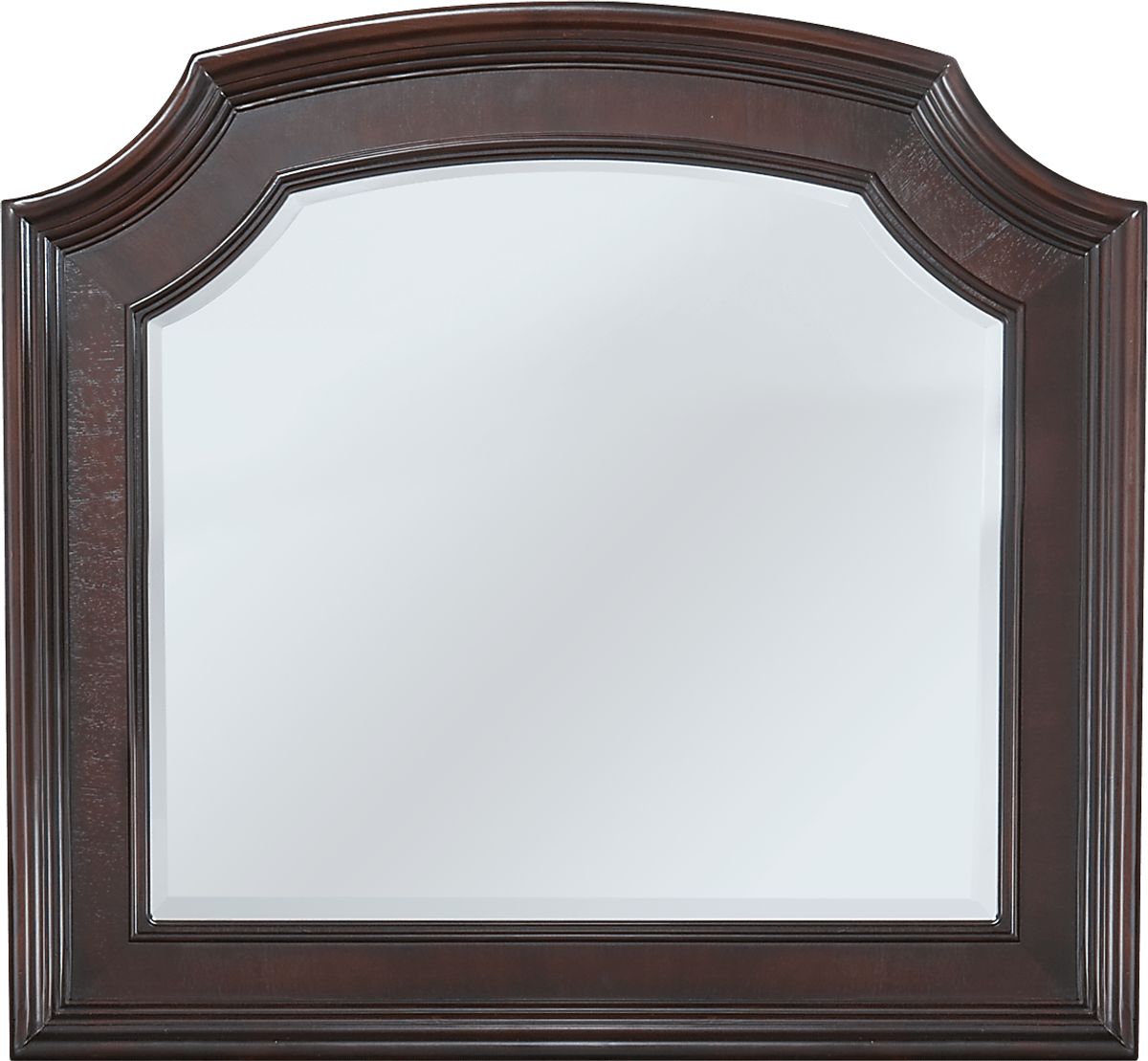 Dumont 6 Pc Dark Cherry Wood Queen Bedroom Set With Dresser, Mirror, 4