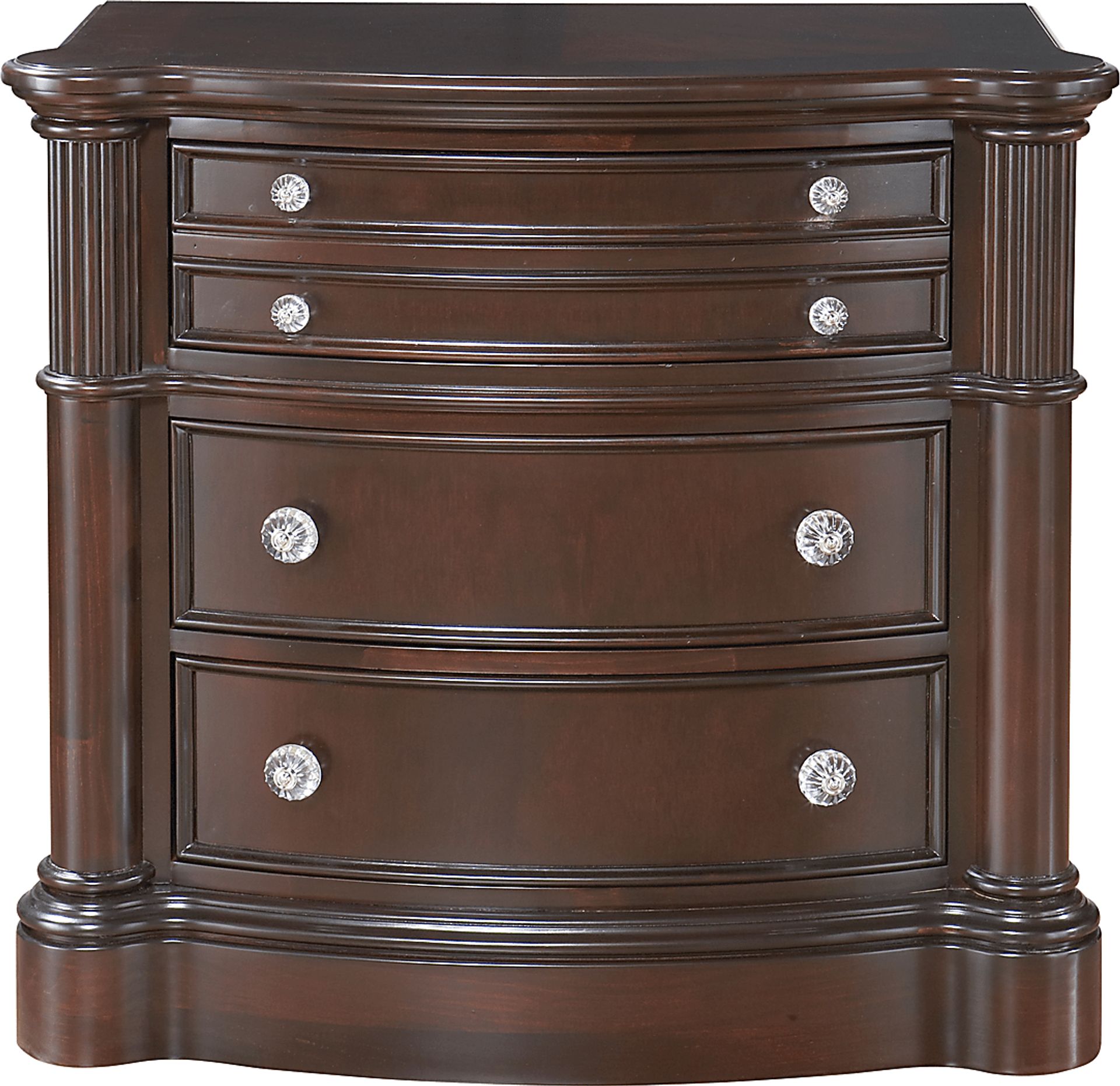 Dumont Cherry 7 Pc King Low Poster Bedroom - Image 4