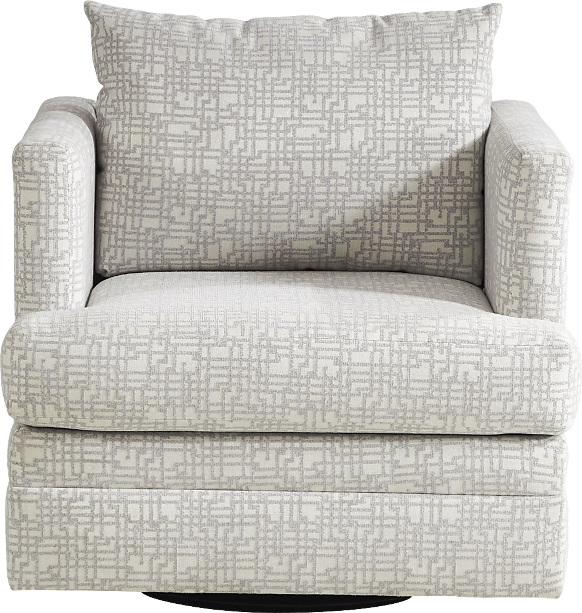 Dumont Place Beige Accent Swivel Chair - Image 2