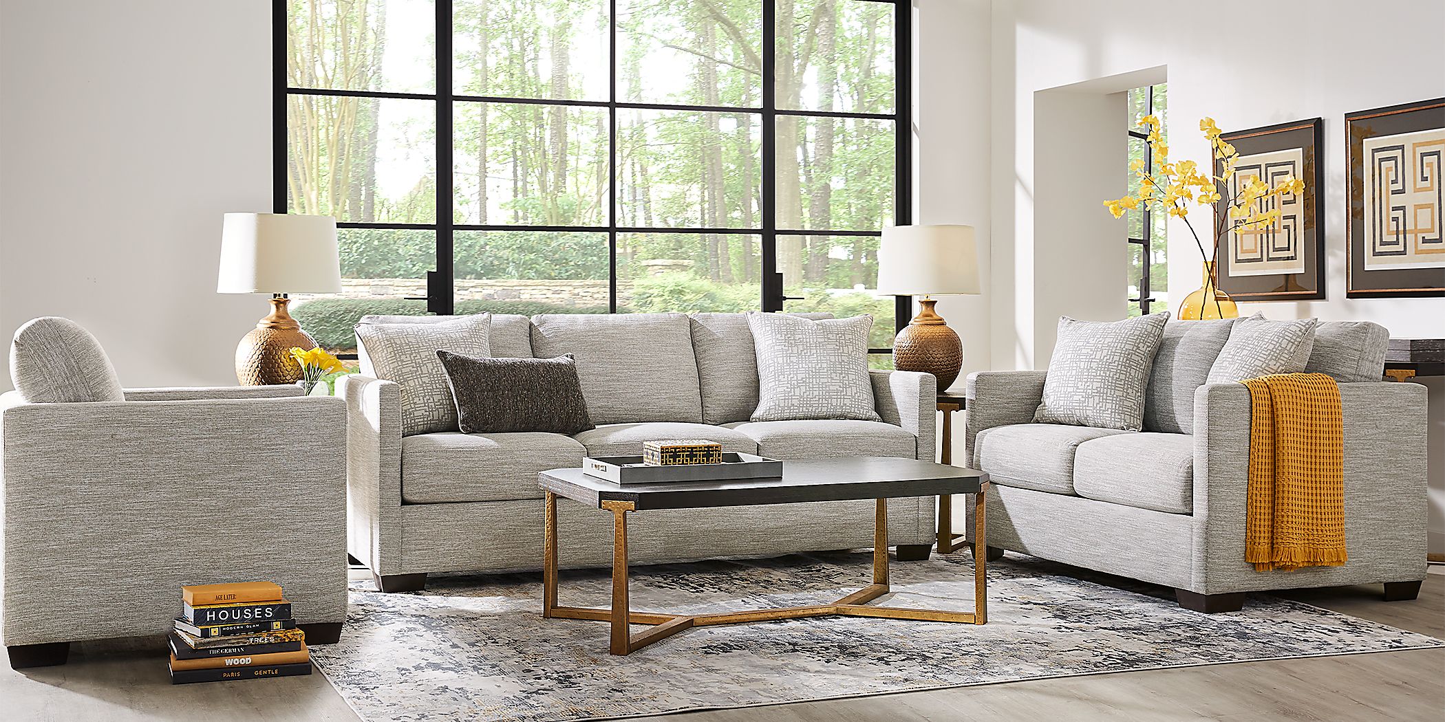 Dumont Place Light Gray 2 Pc Living Room