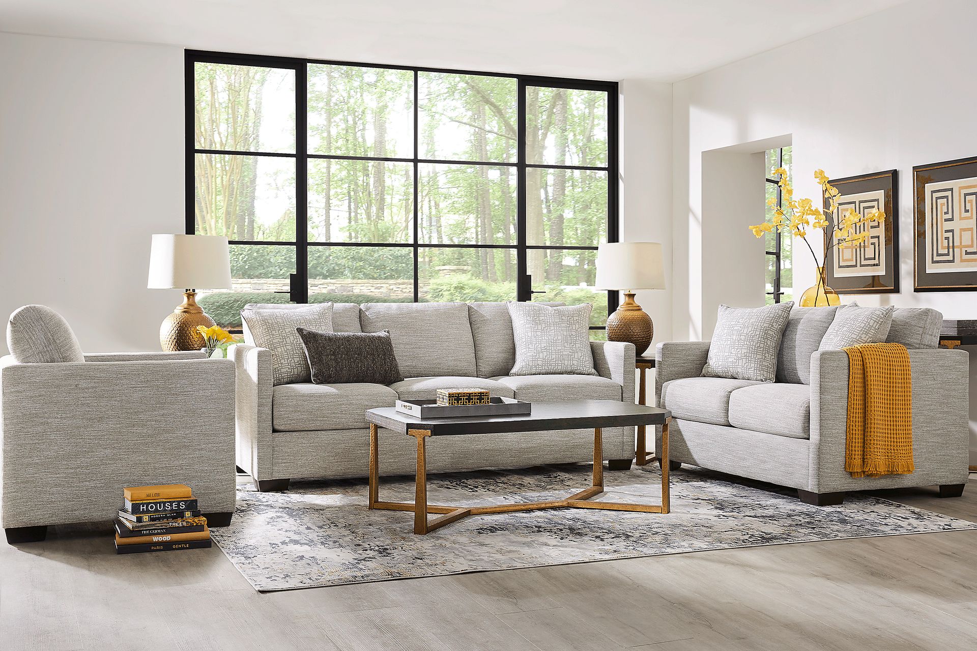 Dumont Place Light Gray 3 Pc Living Room - Image 1
