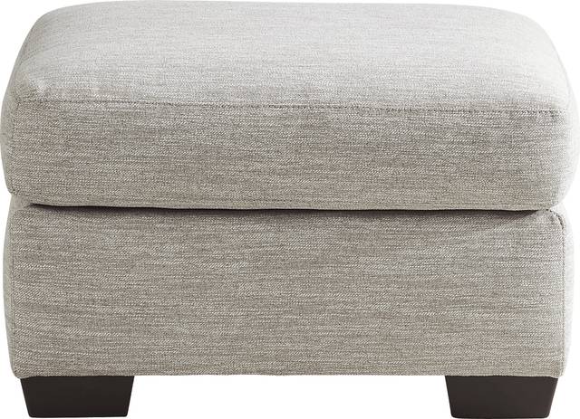 Dumont Place Light Gray Ottoman - Thumbnail - Image 2